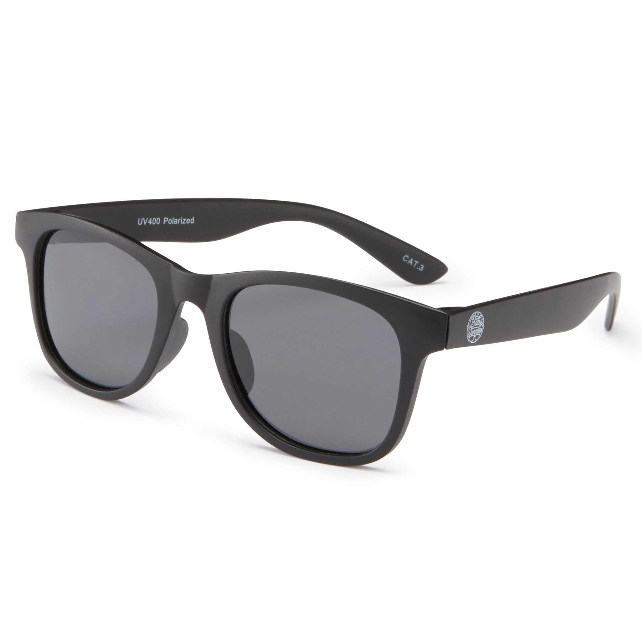 Black Flexible Polarized Kids Sunglasses 3-8 Years
