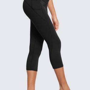 Women's Plus Size High-Waisted Capris