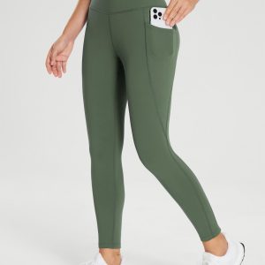 25" Fleece-Lined Cycling Leggings