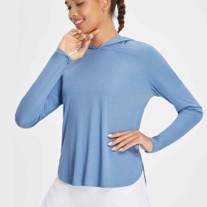 Women's Hooded Long Sleeve Sun Shirt