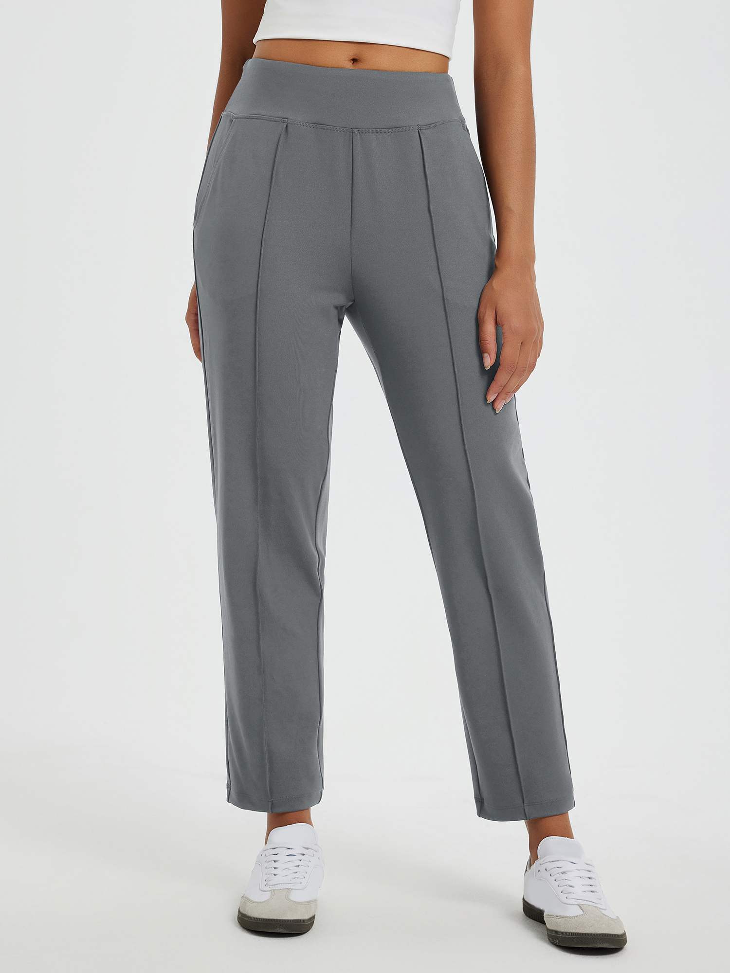 Tapered Running Pouch Pockets Pants