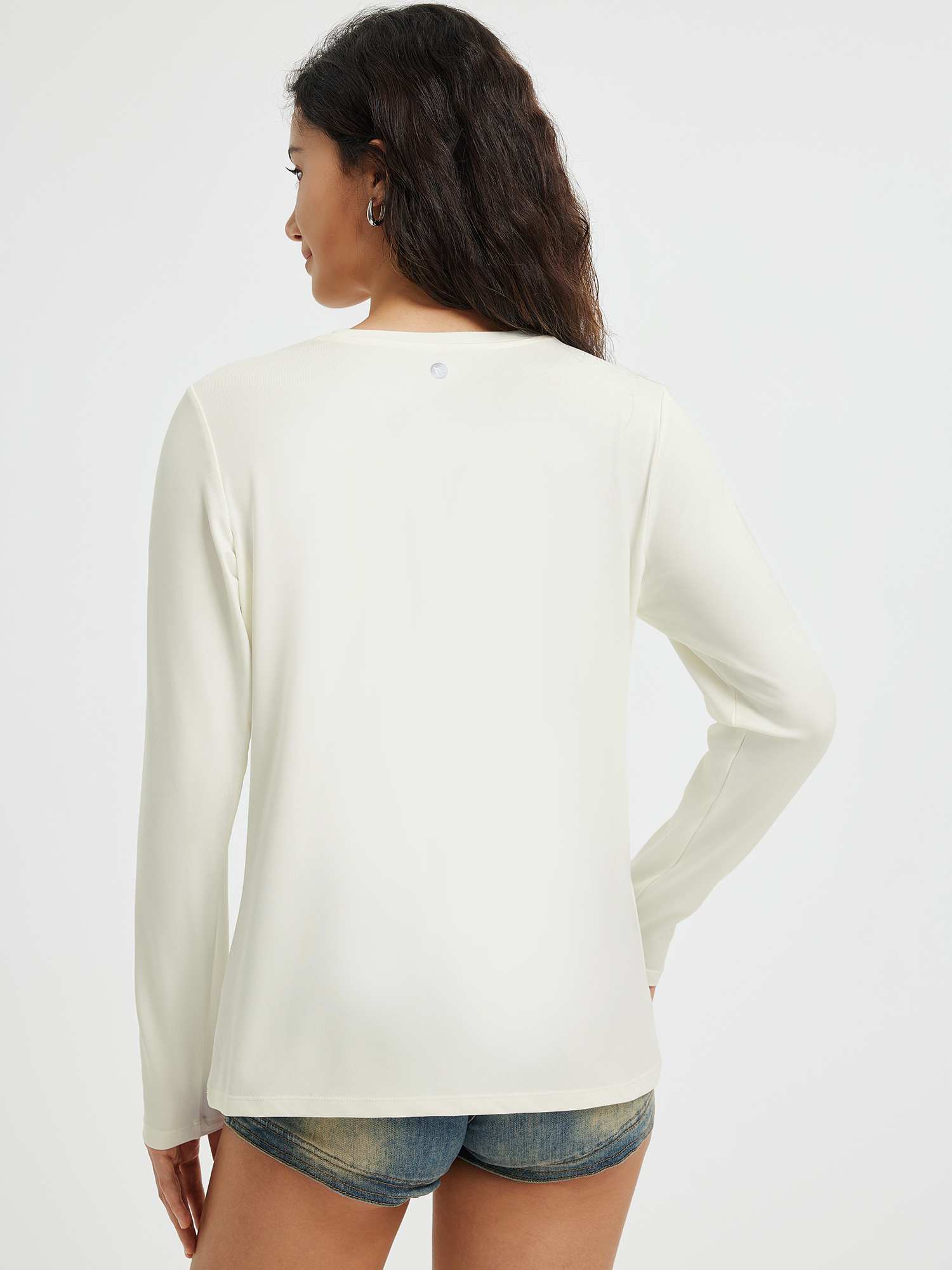 Running Crewneck Pocket Long-Sleeve Top