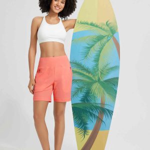 Women's 7" UPF 50+ Quick-Dry Swim Board Shorts