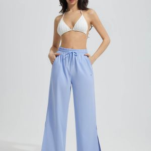 Women's UPF 50+ Quick-Dry Wide-Leg Swim Pants
