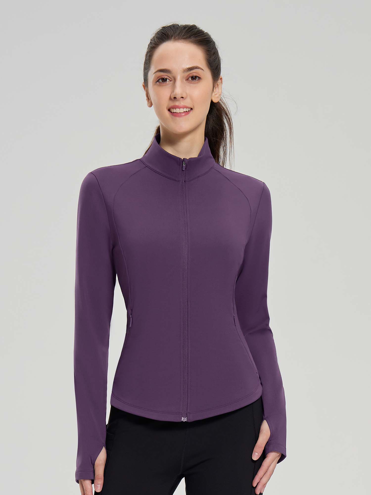 Women's Crossover Hem Fleece Cycling Jacket