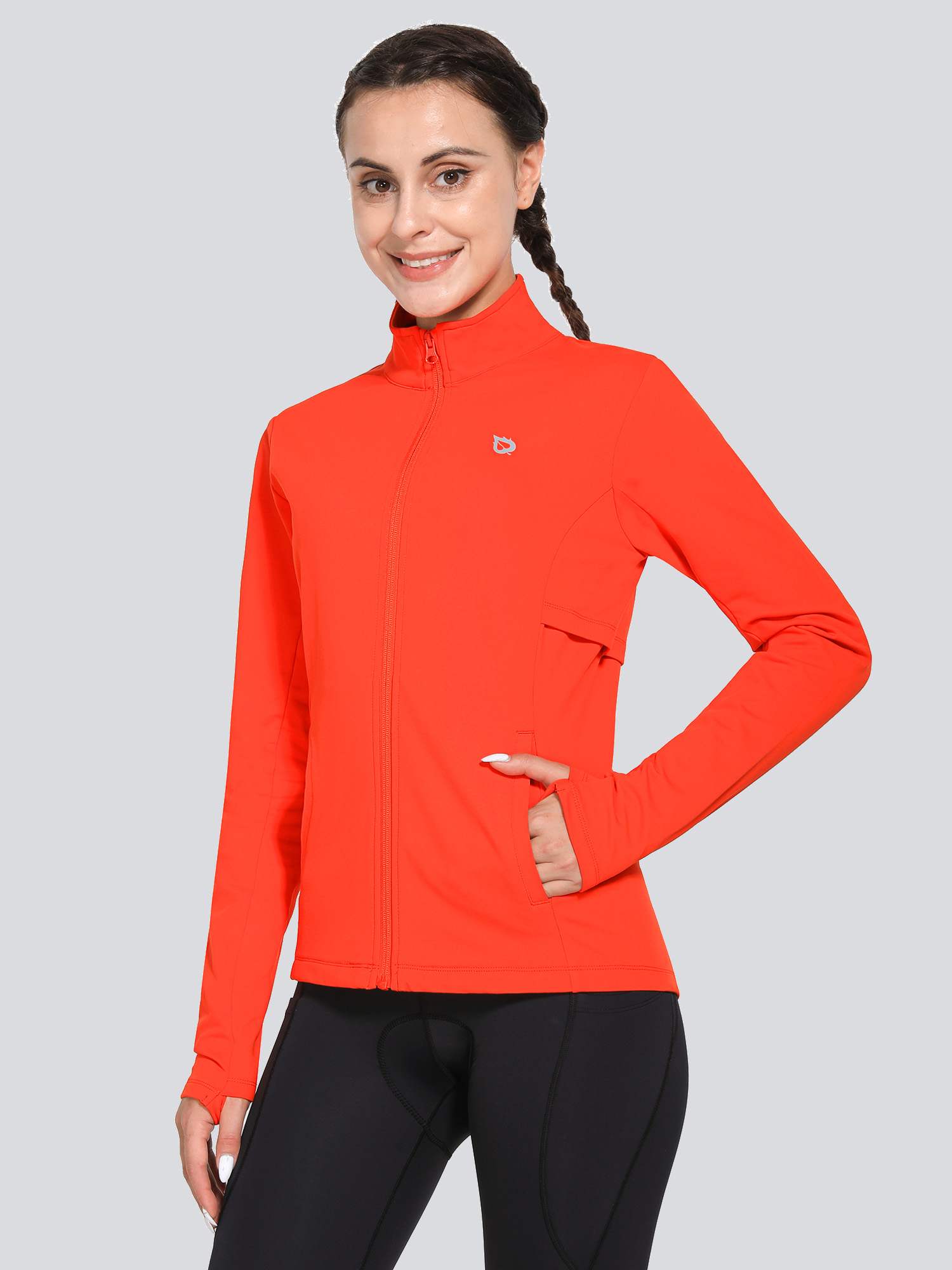 Cycling Long Sleeve Fleece Jacket