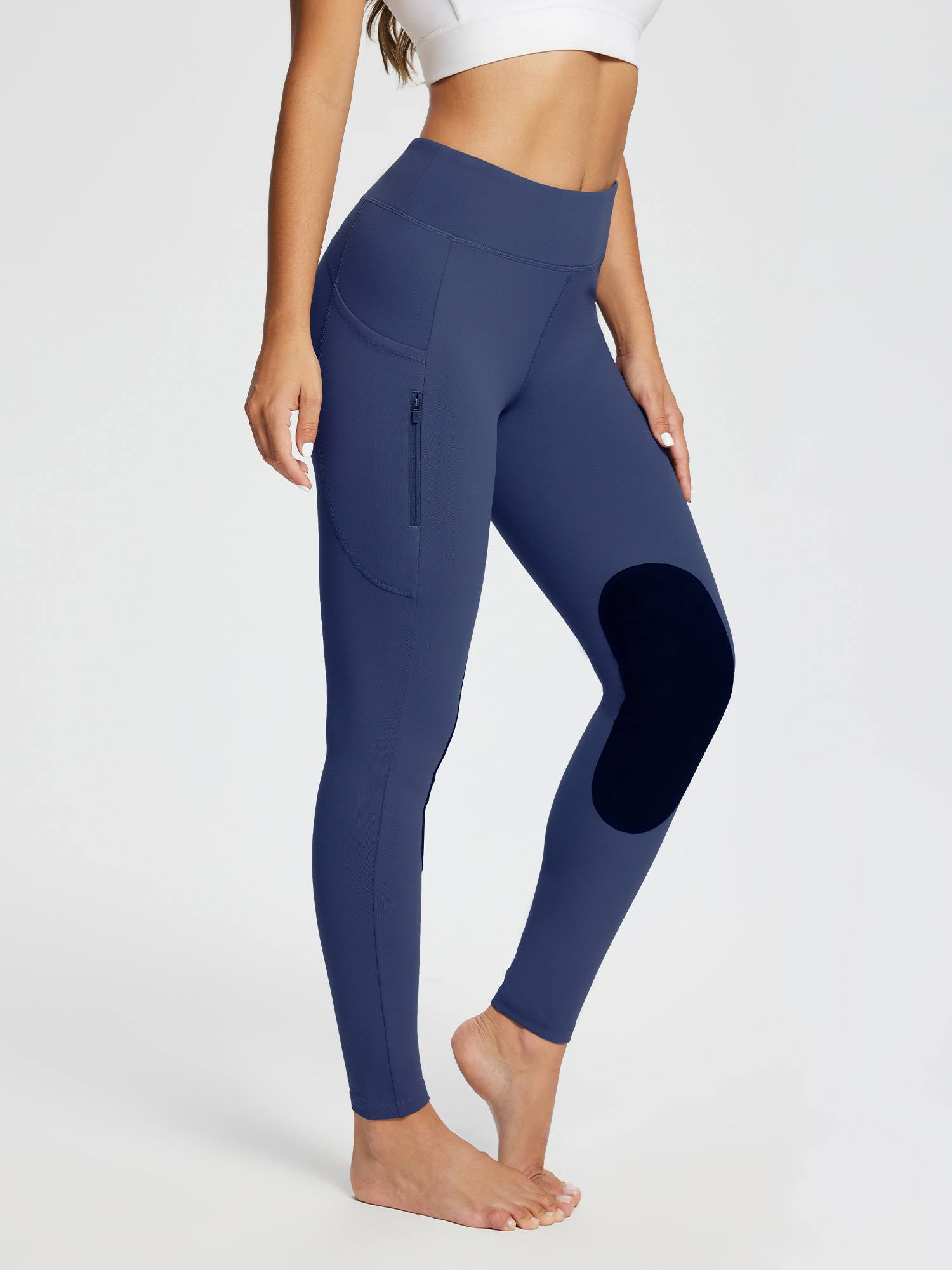 Horse Riding Knit Skinny Breeches Leggings