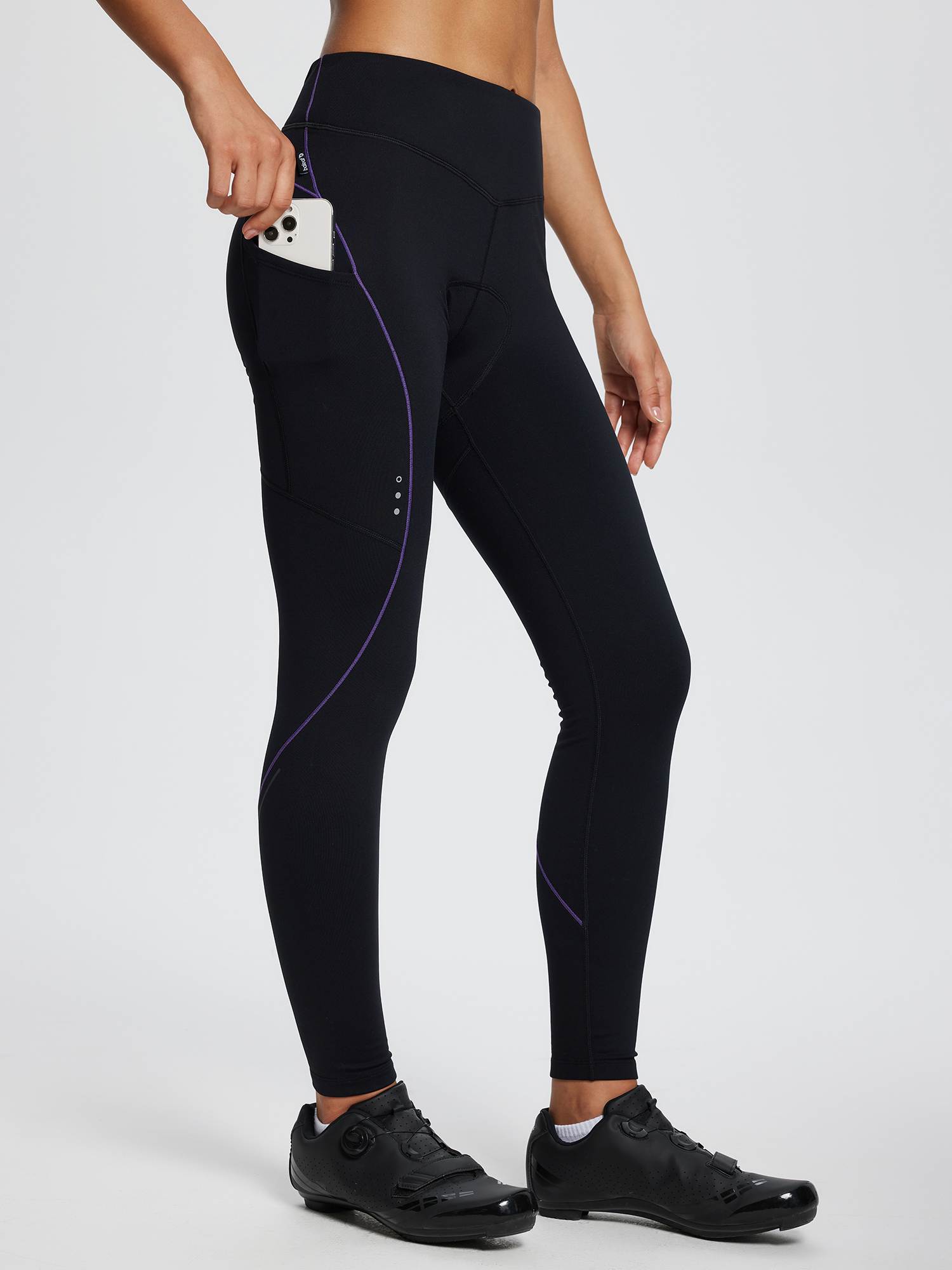 Women's Fleece-Padded Cycling Tights