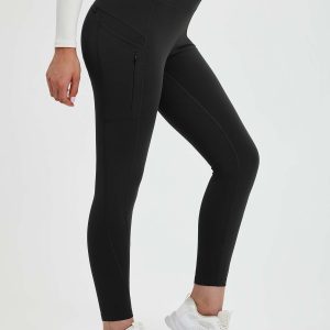 25" Fleece-Lined Yoga Leggings