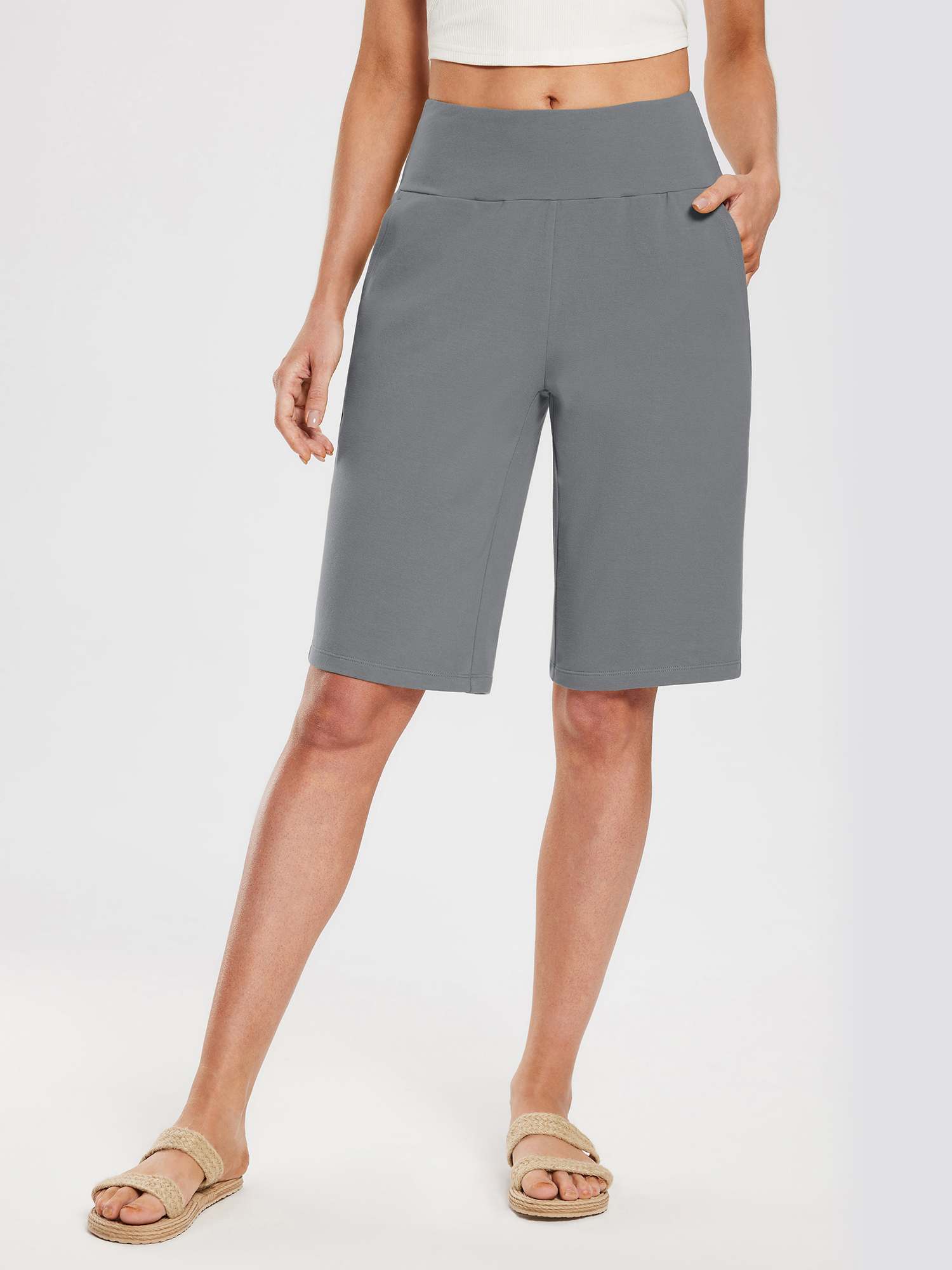 Women's 12" Cotton Bermuda Shorts