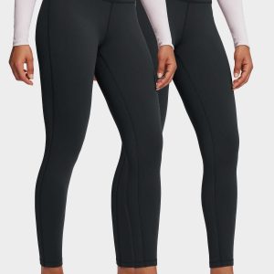 Thermal Warm Yoga Fleece Lined Leggings (2-Pack)