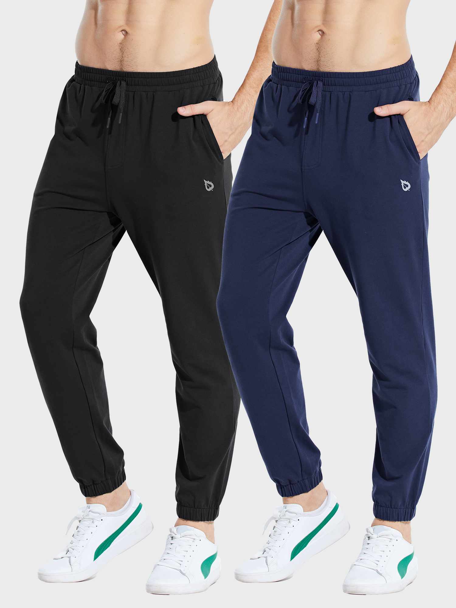 Men's Cotton Joggers (2-Pack)