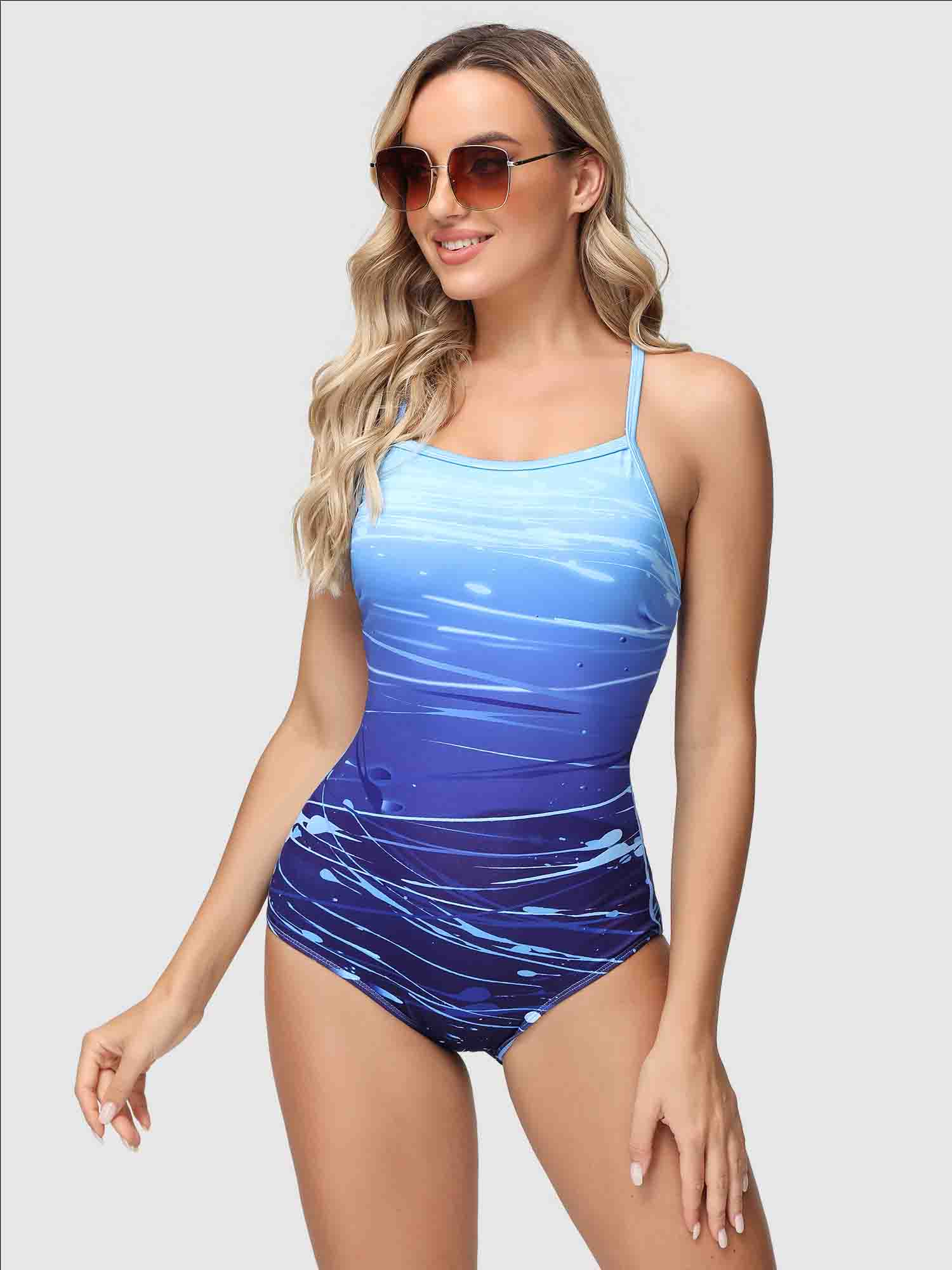 Women's One-Piece Printed Swimsuit