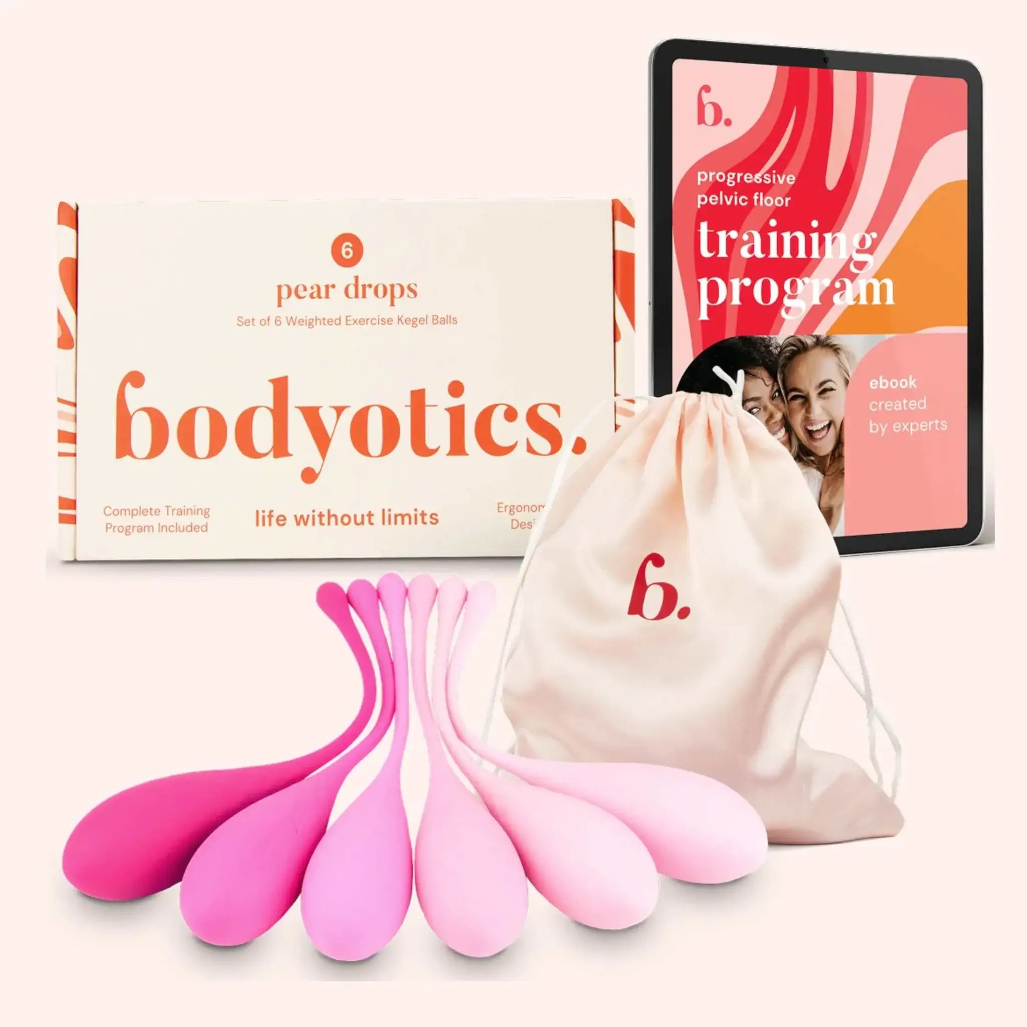 Bodyotics Kegel Balls – Pelvic Wellness Weights (6pcs)