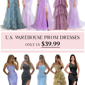 [U.S. WAREHOUSE ] Prom Dresses & Wedding Party Dresses -Random Style - ONLY $39.99