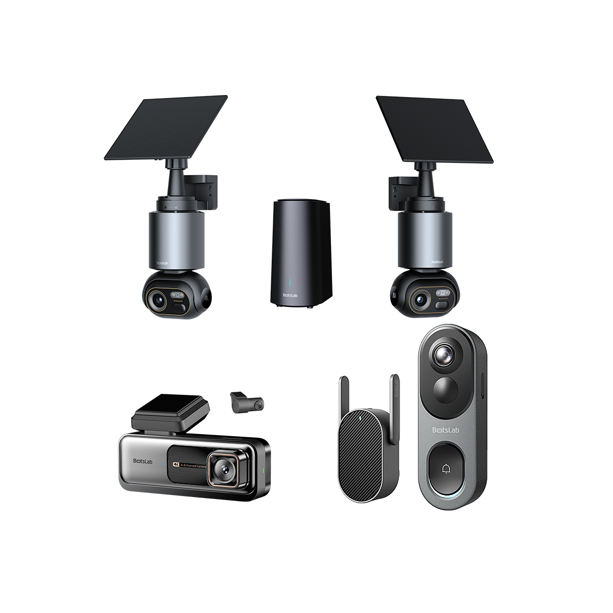 Home Security Bundle: W510 (2-Cam Kit) + G980H Pro + R810