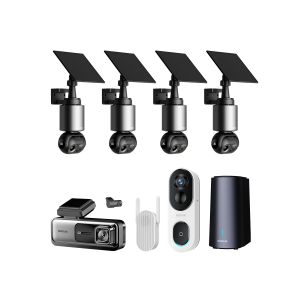 Home & Drive Security Bundle:  W510 (4-Cam Kit) + G980H Pro + R810 SE