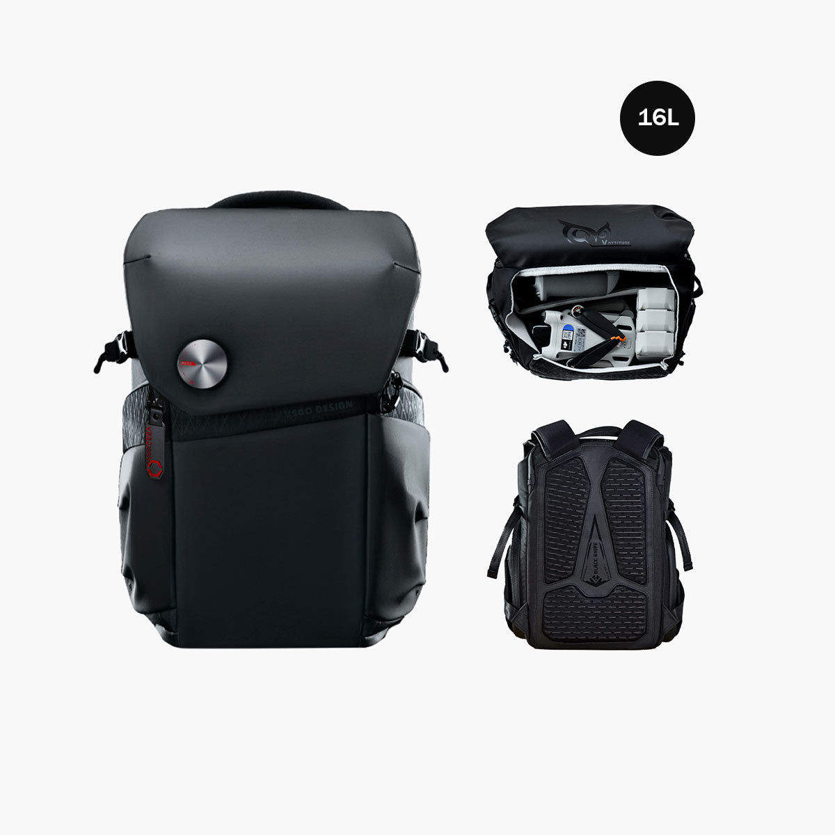Black Snipe Pro Camera Backpack 25L - Image 4
