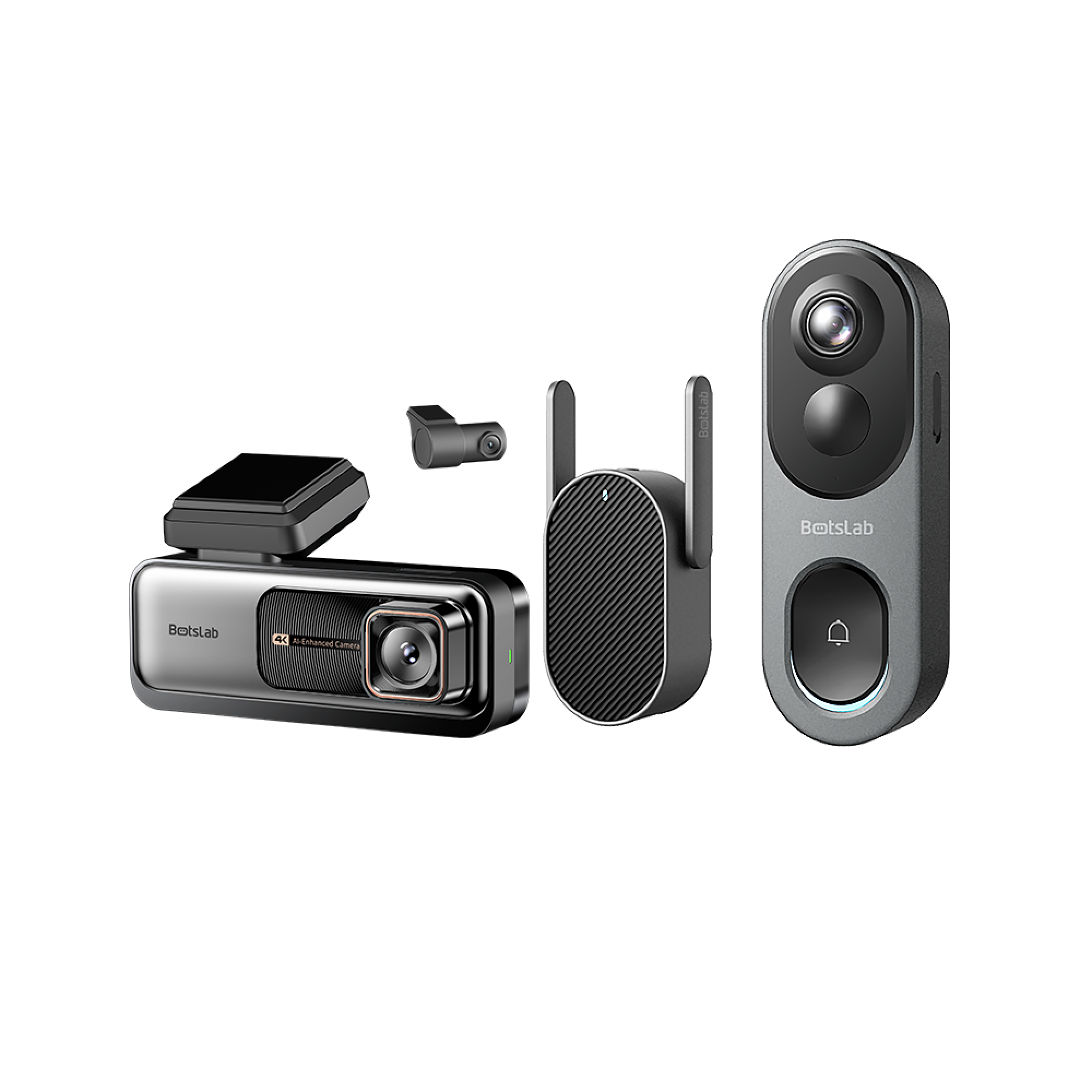 Home & Drive Security EU Bundle: G980H Pro Dash Cam + R810 Video Doorbell