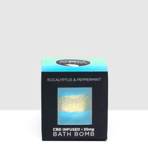 CBD BATH BOMB EUCALYPTUS AND PEPPERMINT