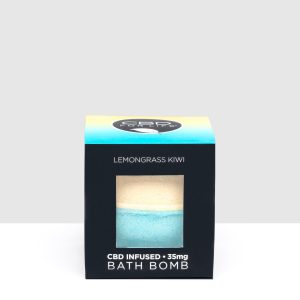 CBD BATH BOMB LEMONGRASS KIWI