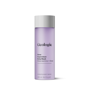 Geologie Jasmine + Clove Superclean Body Wash | Hana-Inspired Warm Floral + Spicy Scent | 8.4 fl oz