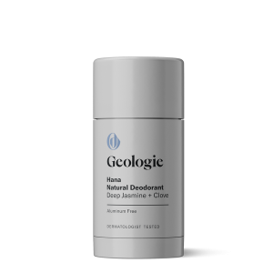 Geologie Hana Jasmine + Clove Natural Deodorant | Aluminum Free + Baking Soda Free + Cruelty-Free | Hana-Inspired, Warm Floral + Spicy Scent