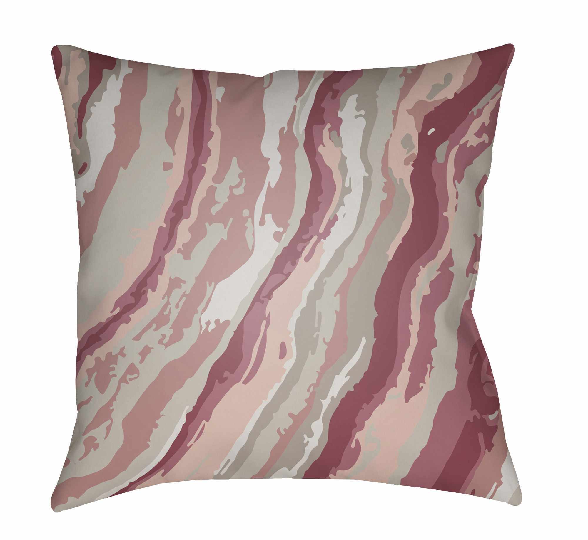 Ella Magenta Outdoor Throw Pillow