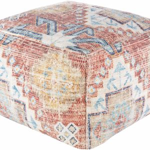 Dulwich Handwoven Neutral Pouf