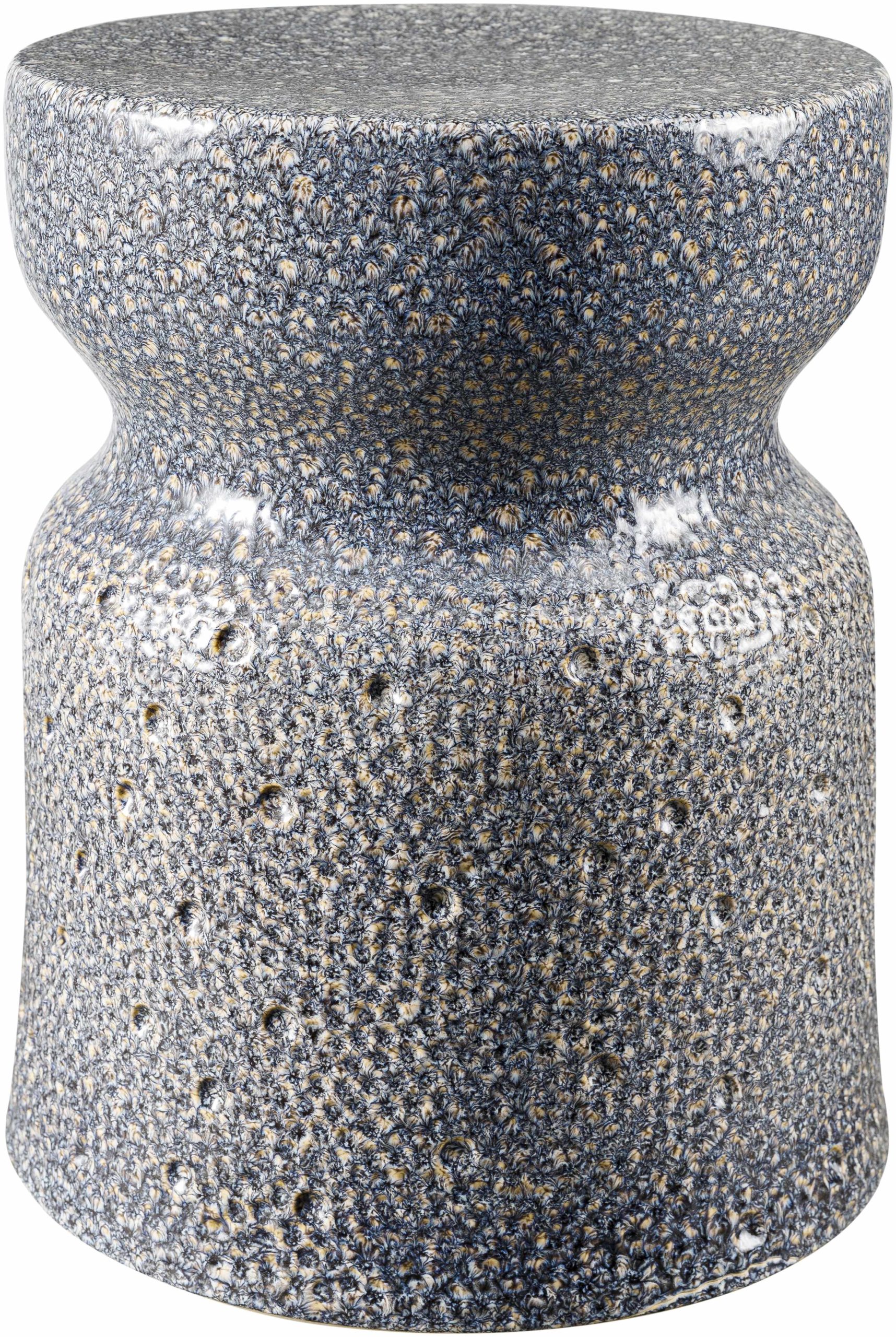 Harindanga Blue Outdoor End Table