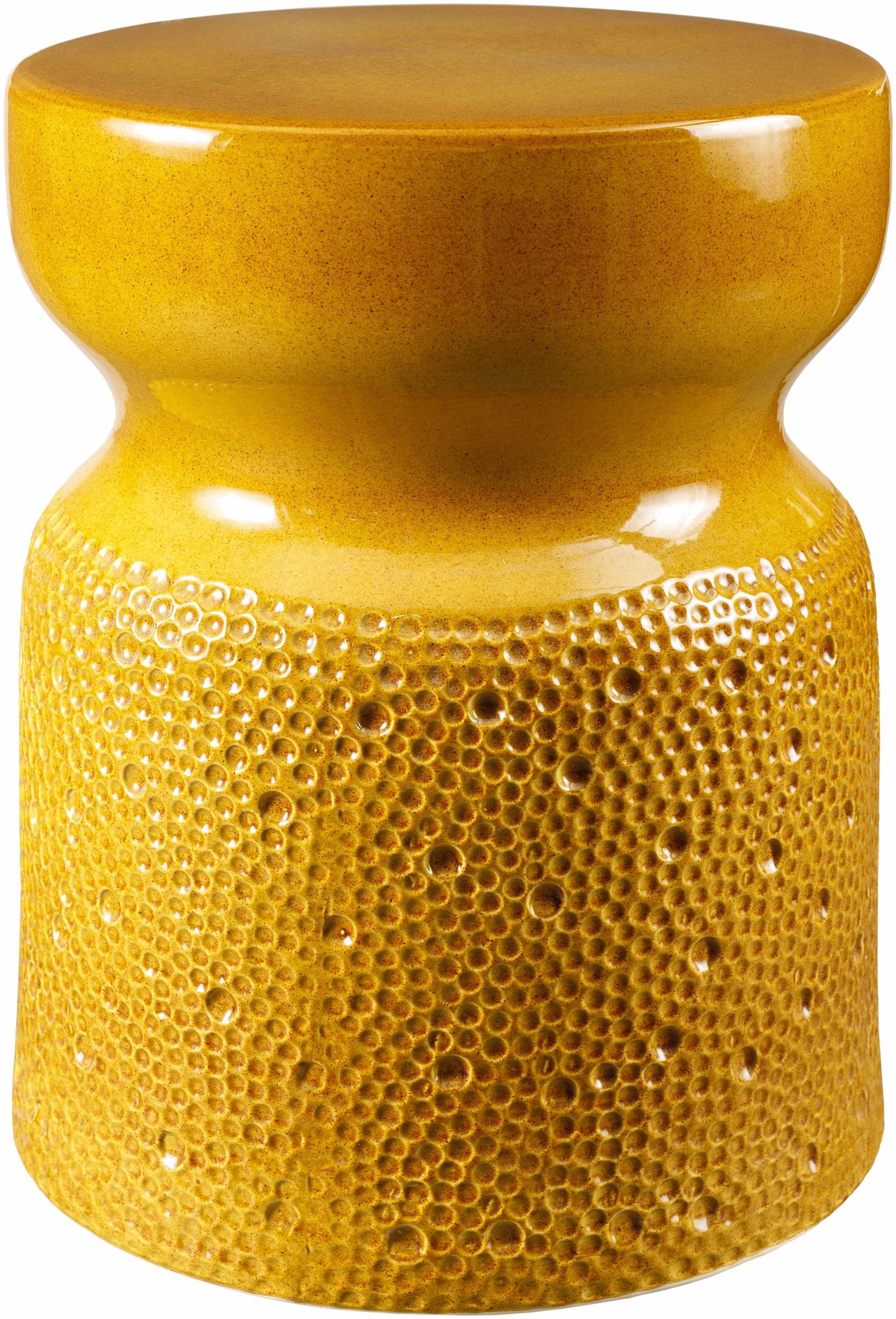 Harindanga Mustard Outdoor End Table