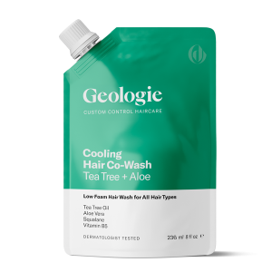 Geologie Cooling Co-Wash + Hair Mask | Deep Conditioning Hair Wash + Scalp Treatment | Formulated with Tea Tree + Aloe | 8 fl oz