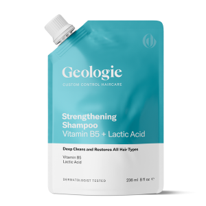 Geologie Strengthening Shampoo for Dry, Frizzy, Damaged Hair | Vitamin B5 + Lactic Acid | 8 fl oz