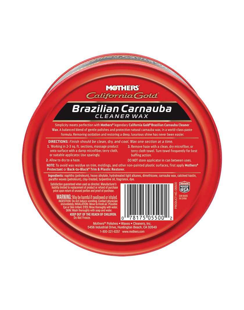California Gold® Brazilian Carnauba Cleaner Wax - Image 5