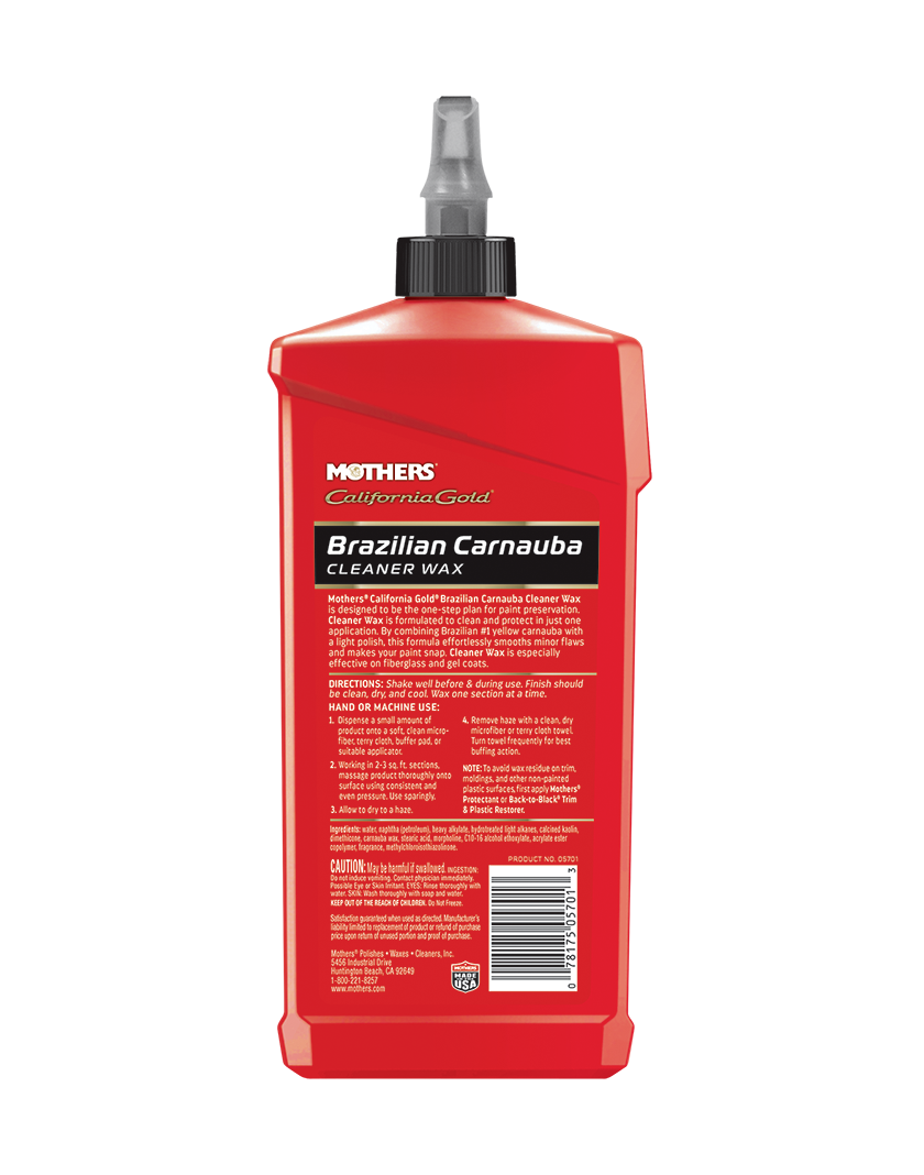 California Gold® Brazilian Carnauba Cleaner Wax - Image 3