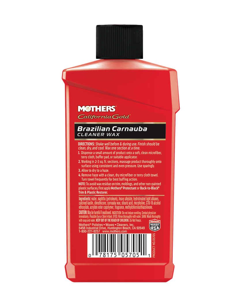 California Gold® Brazilian Carnauba Cleaner Wax 3.4 oz. - Image 2