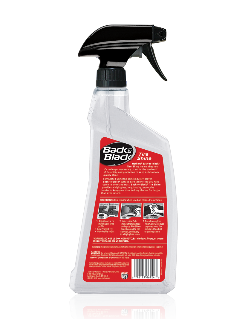 Back-to-Black® High-Gloss Tire Shine - Image 2