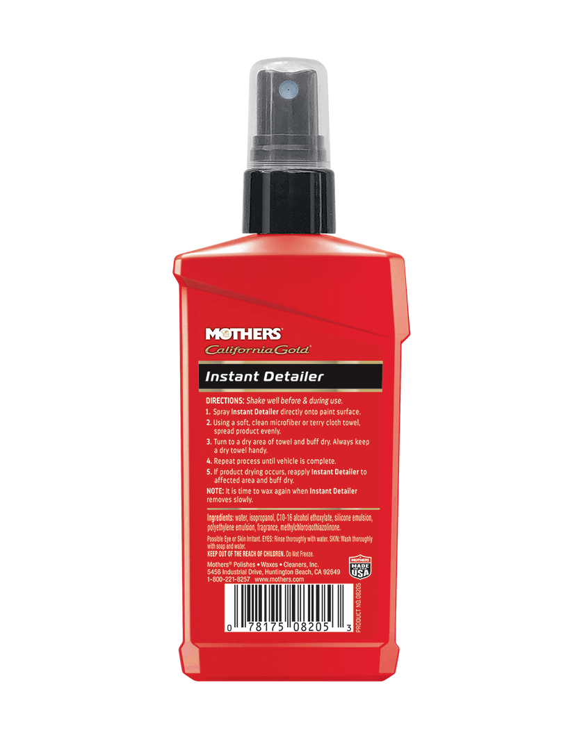 California Gold® Instant Detailer 3.4 oz. - Image 2
