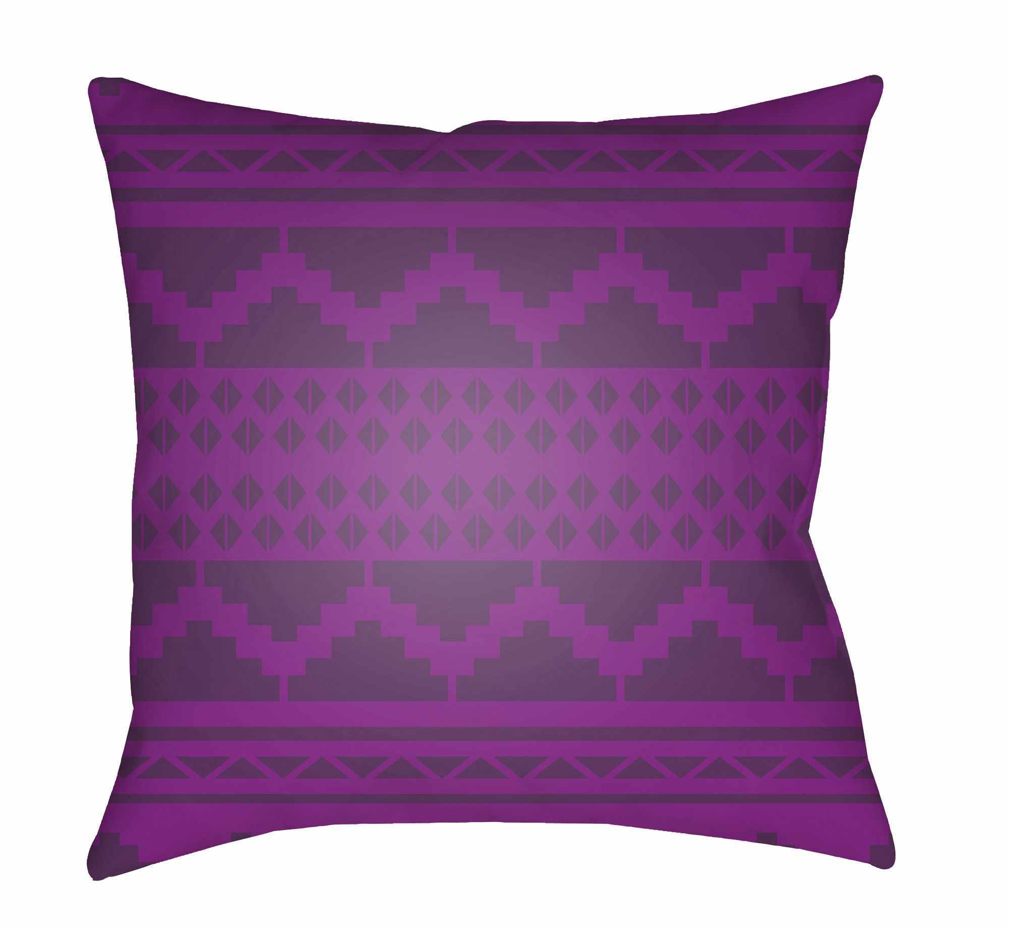 Hoku Purple Outdoor Throw Pillow