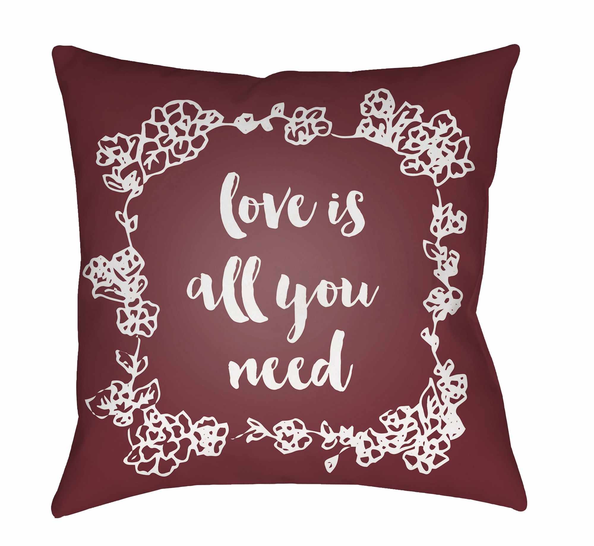 Rocha Love Is All You Need Accent Outdoor Pillow
