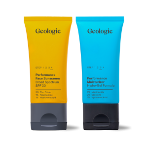 Geologie Sun Protection Duo | SPF30 Sunscreen with Zinc Oxide + After Sun Moisturizer with Aloe Vera