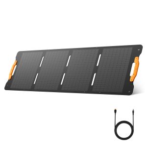 UDPOWER 120W Portable Solar Panel, Solar Suitcase Panel for Camping