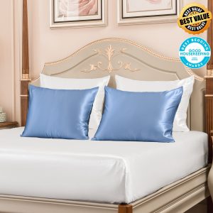 23mm 6A+ Mulberry Silk Pillowcase With Zipper 4 Pack