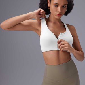 Front Zip Sports Bra