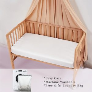 23mm 6A+ 100% Mulberry Silk Fitted Bed Sheet Crib | Toddler With Laundry Bag